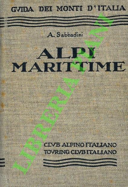 Alpi marittime (dal Colle di tenda al Colle della Maddalena) - copertina