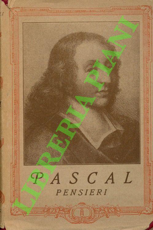 Pensieri - Blaise Pascal - copertina