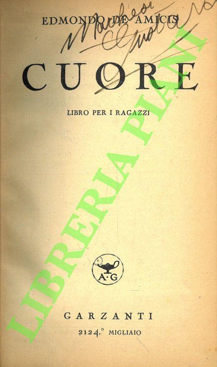 Cuore. Libro per ragazzi - Edmondo De Amicis - copertina