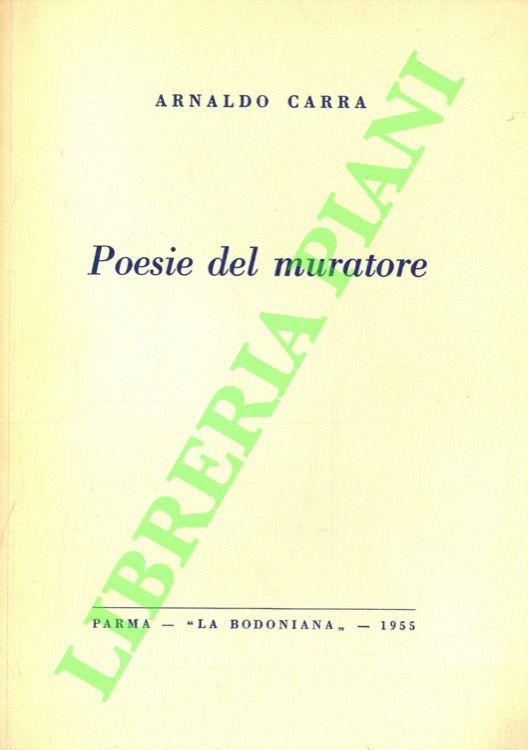 Poesie del muratore - copertina