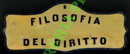 Filosofia del diritto - copertina