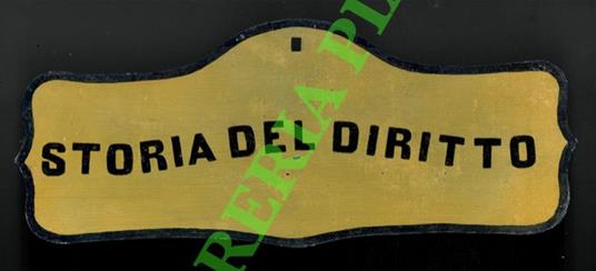 Storia del diritto - copertina