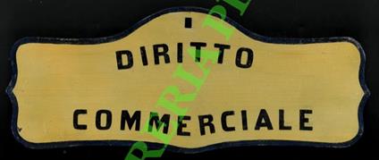 Diritto commerciale - copertina