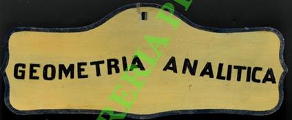 Geometria analitica - copertina
