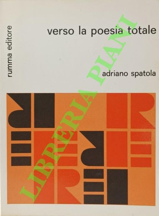 Verso la poesia totale - copertina