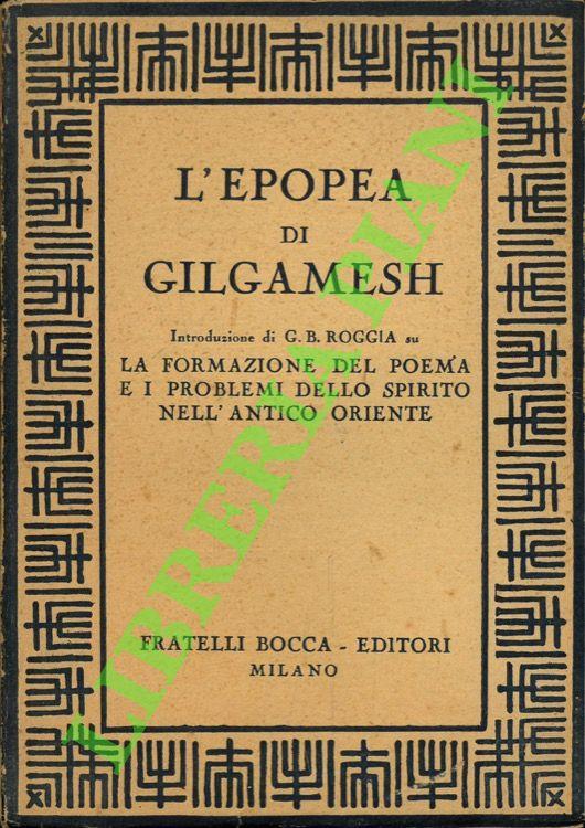 L' epopea di Gilgamesh - copertina
