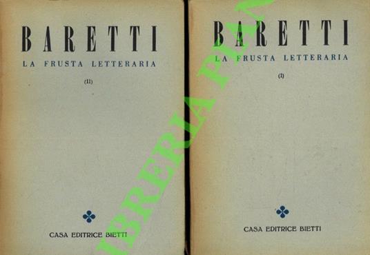 La frusta letteraria - copertina
