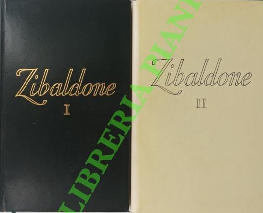 Zibaldone - Giacomo Leopardi - copertina
