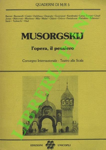 Musorgskij. L'opera, il pensiero - copertina