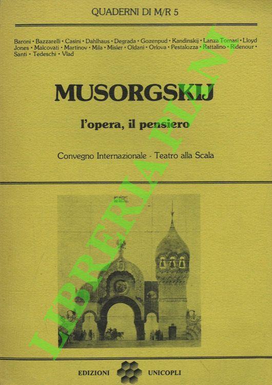 Musorgskij. L'opera, il pensiero - copertina