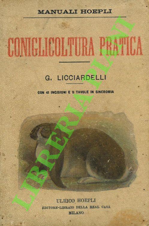 Coniglicoltura pratica - Giuseppe Licciardelli - copertina