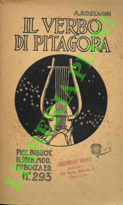 Il verbo di Pitagora - copertina