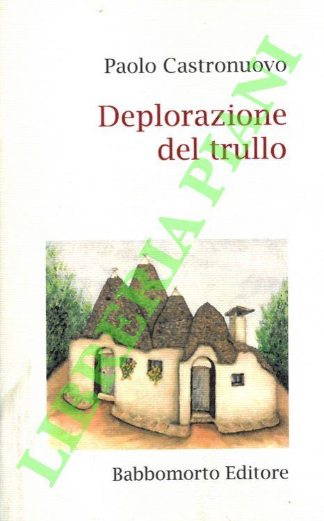 Deplorazione del trullo - copertina