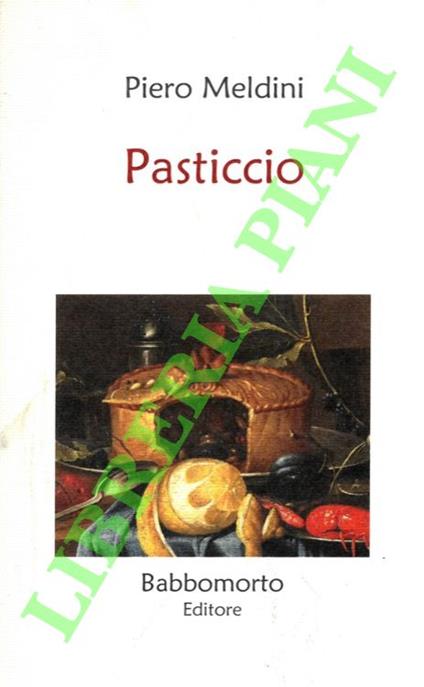 Pasticcio - Piero Meldini - copertina