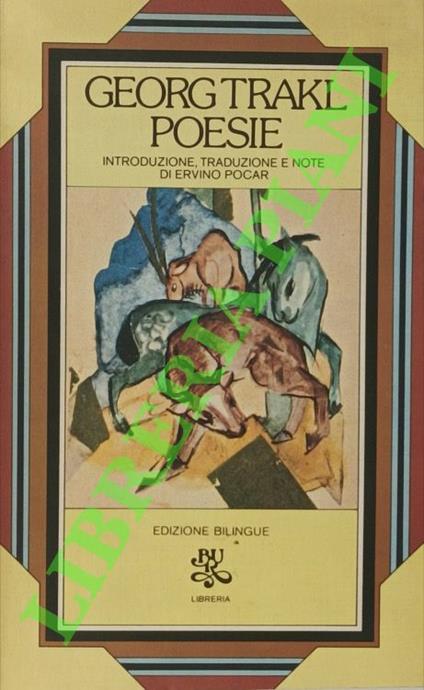 Poesie - Georg Trakl - copertina