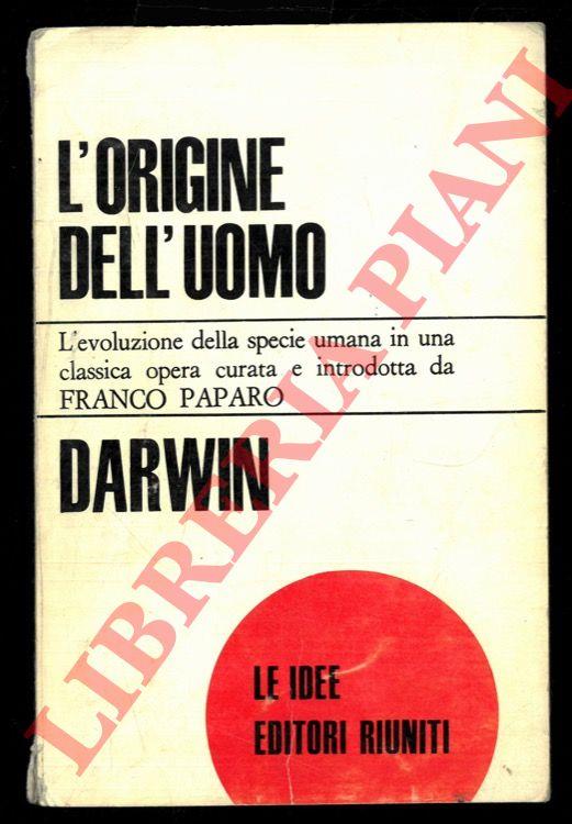 L' origine dell'uomo - Darwin Charles - copertina