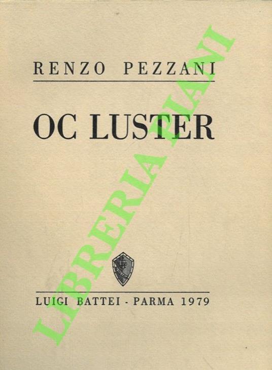 Oc Luster - Renzo Pezzani - copertina