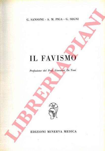 Il favismo - copertina
