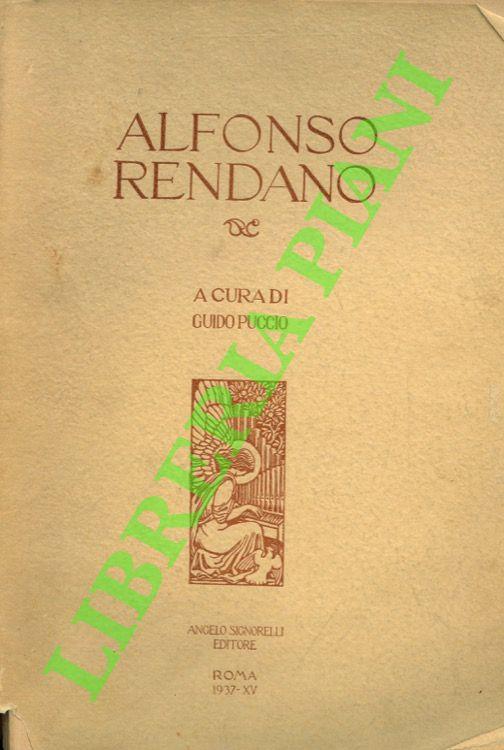 Alfonso Rendano - copertina