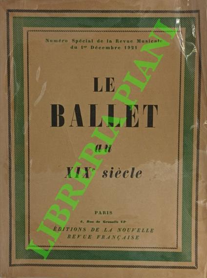 Le ballet au XIXe siècle - copertina