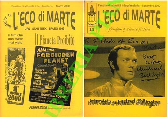 L'eco di Marte. UFO, Star trek, Spazio 1999 - copertina