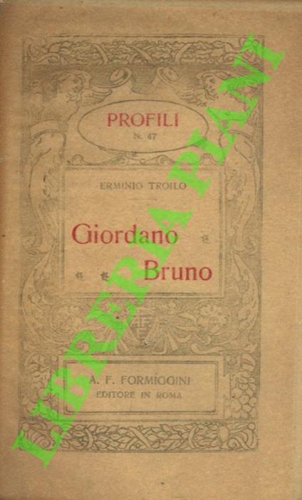 Giordano Bruno - Erminio Troilo - copertina