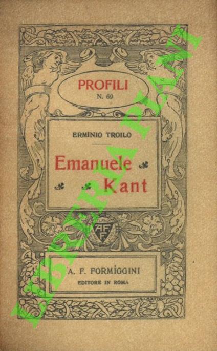 Emanuele Kant - Erminio Troilo - copertina