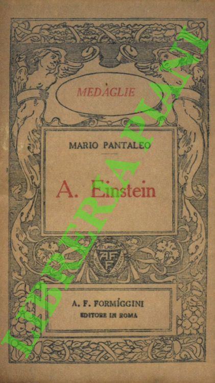 A. Einstein - copertina