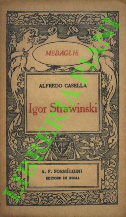 Igor Strawinski - Alfredo Casella - copertina