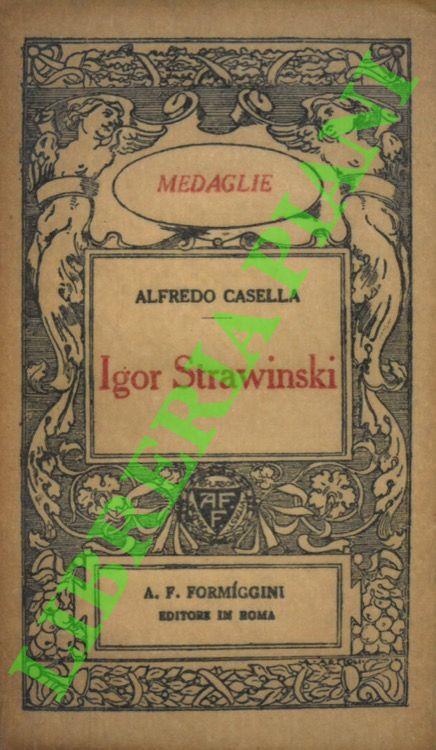 Igor Strawinski - Alfredo Casella - copertina