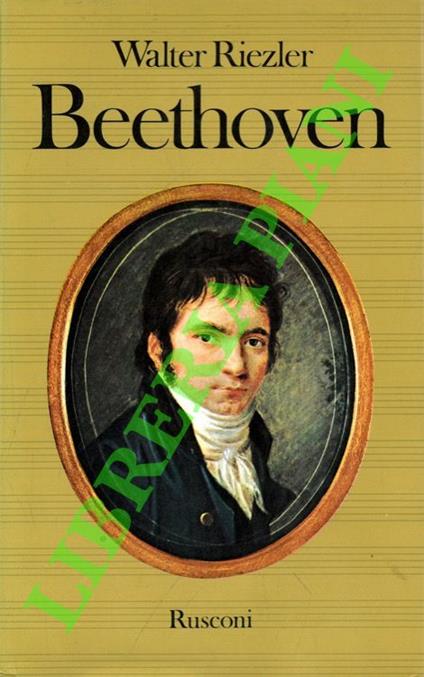 Beethoven - Walter Riezler - copertina