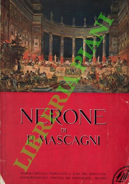 Nerone di Pietro Mascagni - copertina