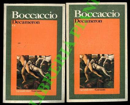 Decameron - Giovanni Boccaccio - copertina