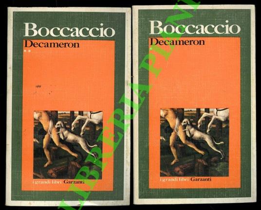 Decameron - Giovanni Boccaccio - copertina