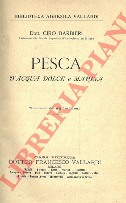 Pesca d'acqua dolce e marina - copertina