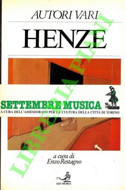 Henze - copertina