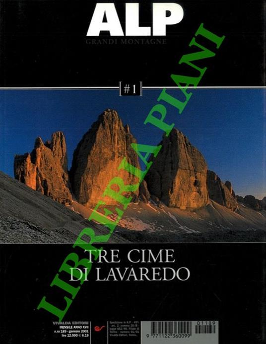 Tre cime di Lavaredo - copertina