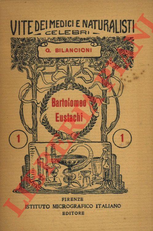 Bartolomeo Eustachi - copertina