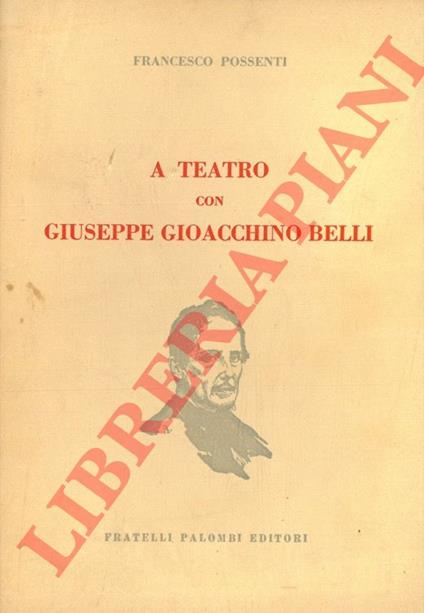 A teatro con Giuseppe Gioacchino Belli - copertina