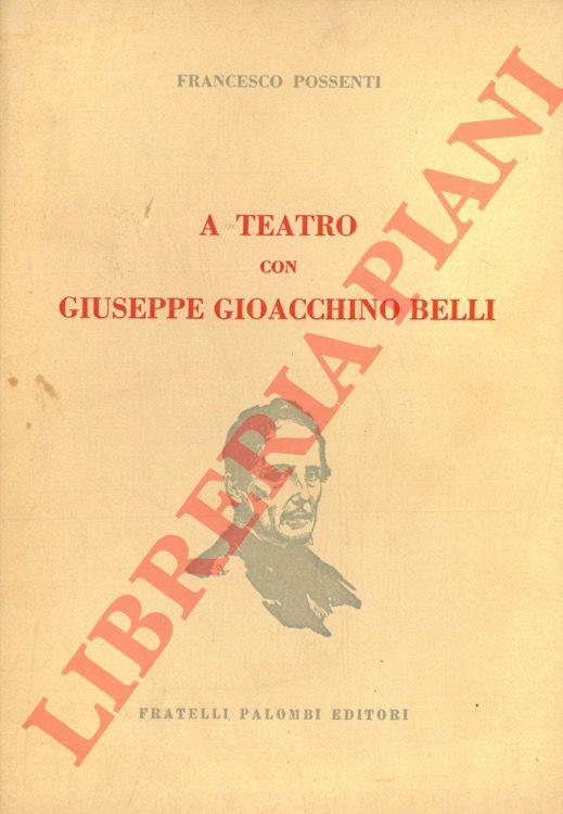 A teatro con Giuseppe Gioacchino Belli - copertina