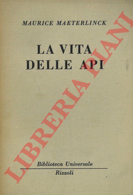 La vita delle api - Maurice Maeterlinck - copertina