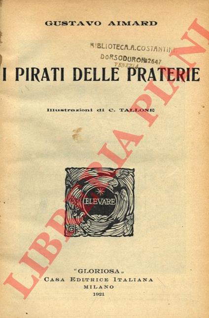 I pirati delle praterie - copertina