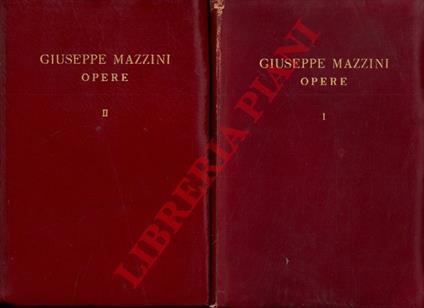 Opere - Giuseppe Mazzini - copertina