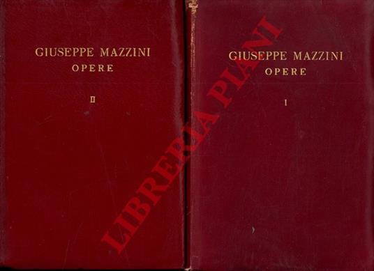 Opere - Giuseppe Mazzini - copertina