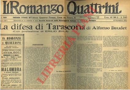 La difesa di Tarascona - copertina