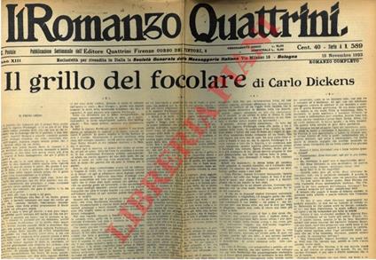 Il grillo del focolare - copertina
