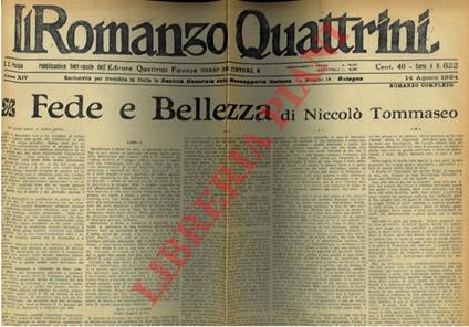 Fede e bellezza - Niccolò Tommaseo - copertina