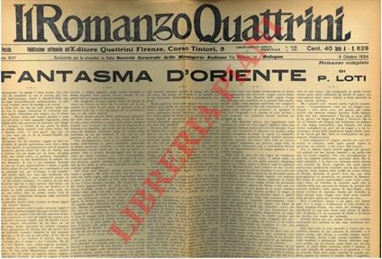 Fantasma d'oriente - Pierre Loti - copertina