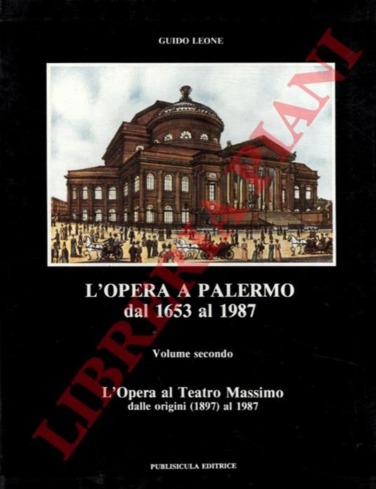 L'Opera a Palermo dal 1653 al 1987 - copertina