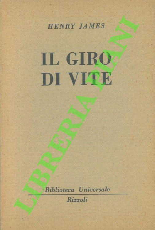 Il giro di vite - Henry James - copertina